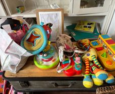 Free bag of baby toys