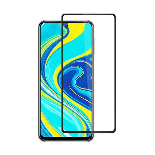 For Xiaomi Redmi Note 9S Tempered Glass 9D Curved Screen Protector Full Coverage - FHT06MITG