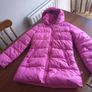 Benetton pink puffa coat, hooded, 10 yrs Image 3