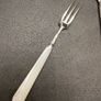 Antique A set of sterling silver and mother of pearl fruit knives and forks Image 3