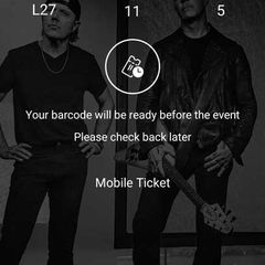 2 tickets Metallica Principality Stadium - Cardiff