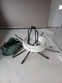 Pipe Reel for Underfloor Heating Pipes