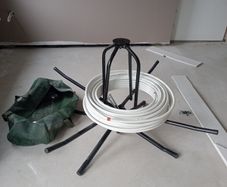 Pipe Reel for Underfloor Heating Pipes