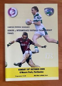 2009 Arles-Kilcruise v Portlaoise - GAA Laois Senior Football Final Programme