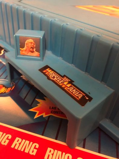WWF Hasbro Wrestling Ring Boxed Used Great Condition