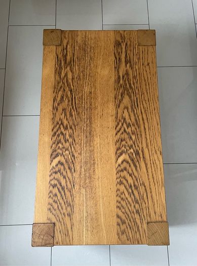 Solid wood coffee table