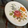 Vintage 70s Vermont Woodbury Shelburne Wood Trivet Lazy Susan Image 10