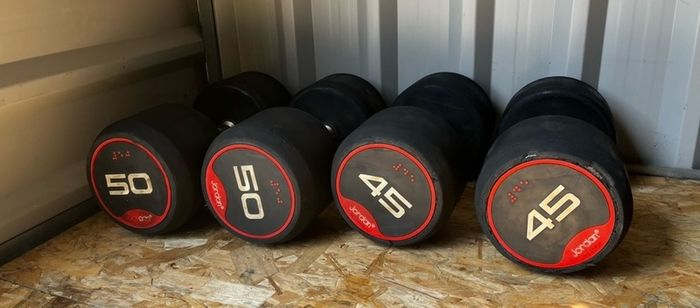 50kg & 45kg jordan dumbbells