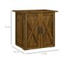 Garden Shed,Solid Wood Double Door, Magnetic Closures, Weatherproof 77W x 55D x 72H cm Image 2