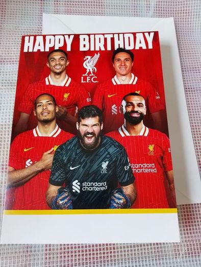 3 x Liverpool birthday cards