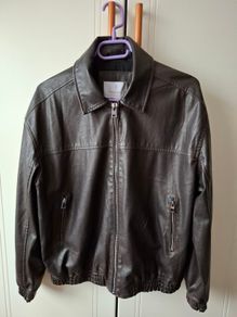 Stradivarius faux leather jacket