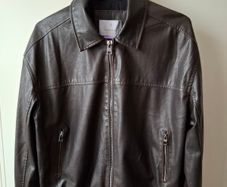 Stradivarius faux leather jacket