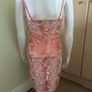 Salmon pink mini dress Image 3