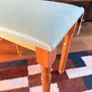 Padded wooden stool Image 3