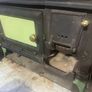 Cast Iron Wood Burning Cook Stove, Vintage Kitchen Fireplace Image 8