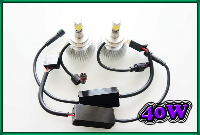 Led Headlight, Foglight Bulbs 40w 6000k Very Bright - H1, H4, H7, H8, H11, 9005, 9006