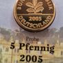 Germany Proof Like Probe (8 coin) Set 2005 Deutsche Mark Image 6