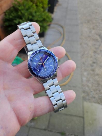Watch Seiko Pilot Chronograph.