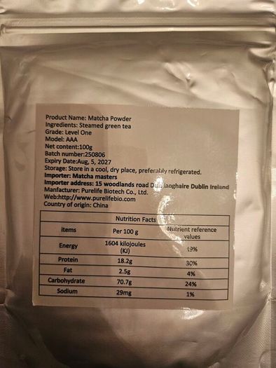 Organic Matcha Powder