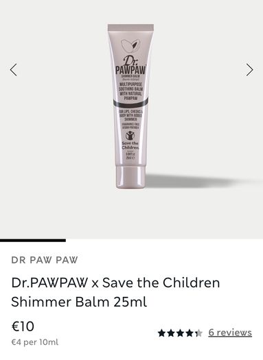 4 Euro Each!! - Brand New Dr. Paw Paw - Multi-Use - 4 In 1s - Size - Large 25ml - RP - 10.00 - Each