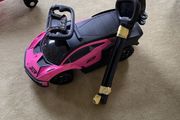 Lamborghini Car 2-in-1 Push-Along Ride On Pink