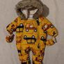 Waterproof Warm Fleece lined hooded SnowSuit & Mitten set Image 3