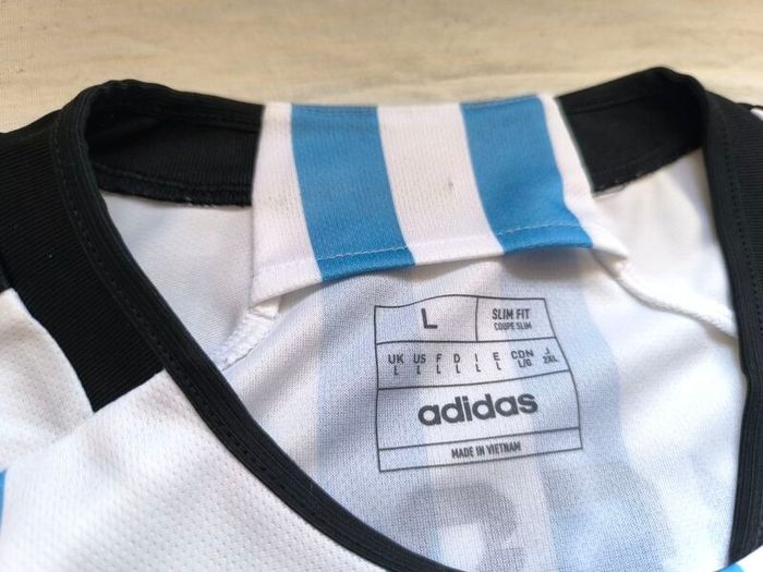 2022 Argentina Messi Adidas Home Jersey Size L Adults
