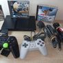 Ps2 Slim With Controllers And Both Ps1 And Ps2 Games And Memory Card Image 2