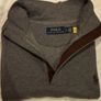 Polo Ralph Lauren Luxury Jersey Herringbone Quarter-Zip Pullover, Grey Image 3