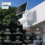 Battery Solar Security Camera Outdoor, Maintenance-free, Colour Night Vision, Outdoor Camera No Monthly Fee, Smart Person Detection Image 2