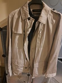 Zara trench jacket Mens