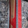 Wooden Hand Painted & Pierced Asian Fan Image 4