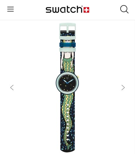 Swatch Pop Melusine Watch Mermaid