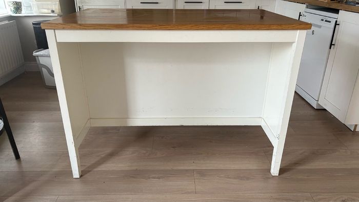 IKEA TORNVIKEN off-white, oak, kitchen island