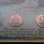 Genuine 1809 Shipwreck Treasure - Framed 10 Cash Copper Coins From The Admiral Gardner Image 4