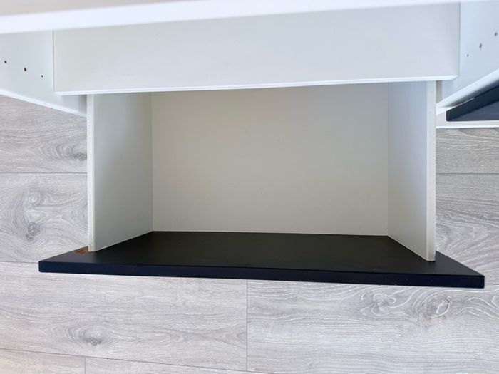 TV stand with doors