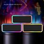 2022 RGB Lights Bluetooth Speaker, 10W Small Portable Wireless Bluetooth Speaker w/HD Stereo, IPX5 Waterproof, 18H Playtime, Mic, TF Card, Mini Speakers for Home Garden Party Camping Travel (FREE POSTAGE) Image 2