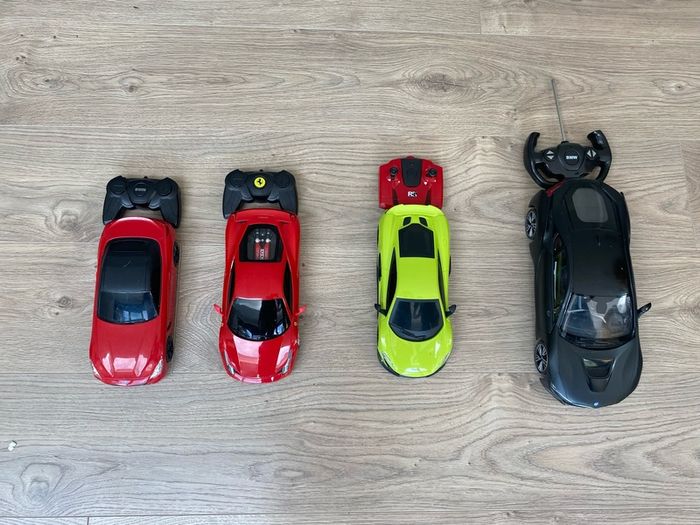 4 remote control cars