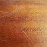 plant holder in hardwood (mahogany). Image 7