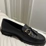 Dune London Black Leather Loafers - Size UK 5 Image 6
