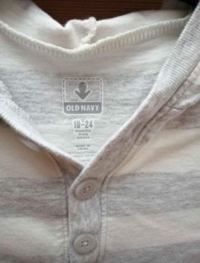 Old navy Jumpsuit grey and cream. New with tags.