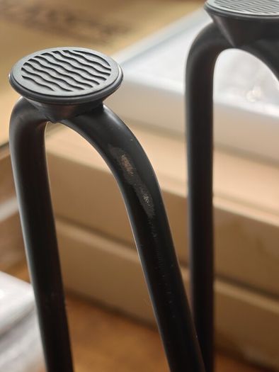 DT IRONCRAFT 30cm Black Steel Hairpin Furniture Legs (Set of 4)