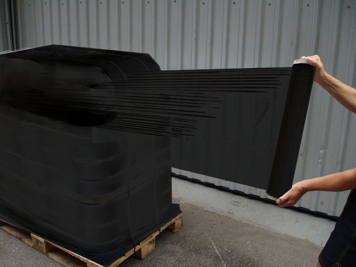 3kg Roll of Black or Clear Pallet Packing Stretch Shrink Wrap, Stretch Film STRONG!!!