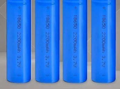 2200mAh Rechargeable 18650 Battery - USB Charging