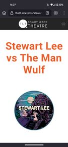 5 x Tickets - Stuart Lee vs The Man Wulf