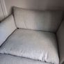 Whitemeadow Loveseat snuggler with matching ottoman Image 3