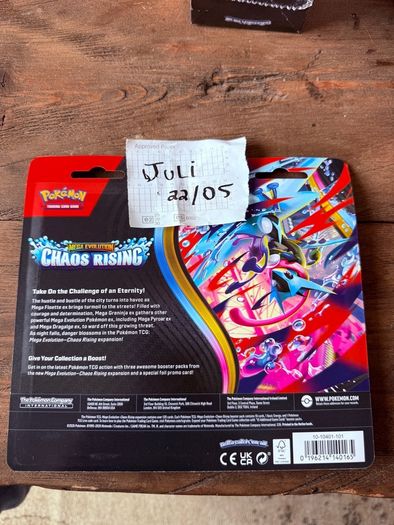 pokemon chaos rising blister pack
