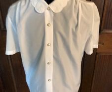 White Short Sleeve Blouse - Size 14