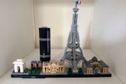 LEGO Architecture Paris Skyline Built Display Set
