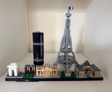 LEGO Architecture Paris Skyline Built Display Set